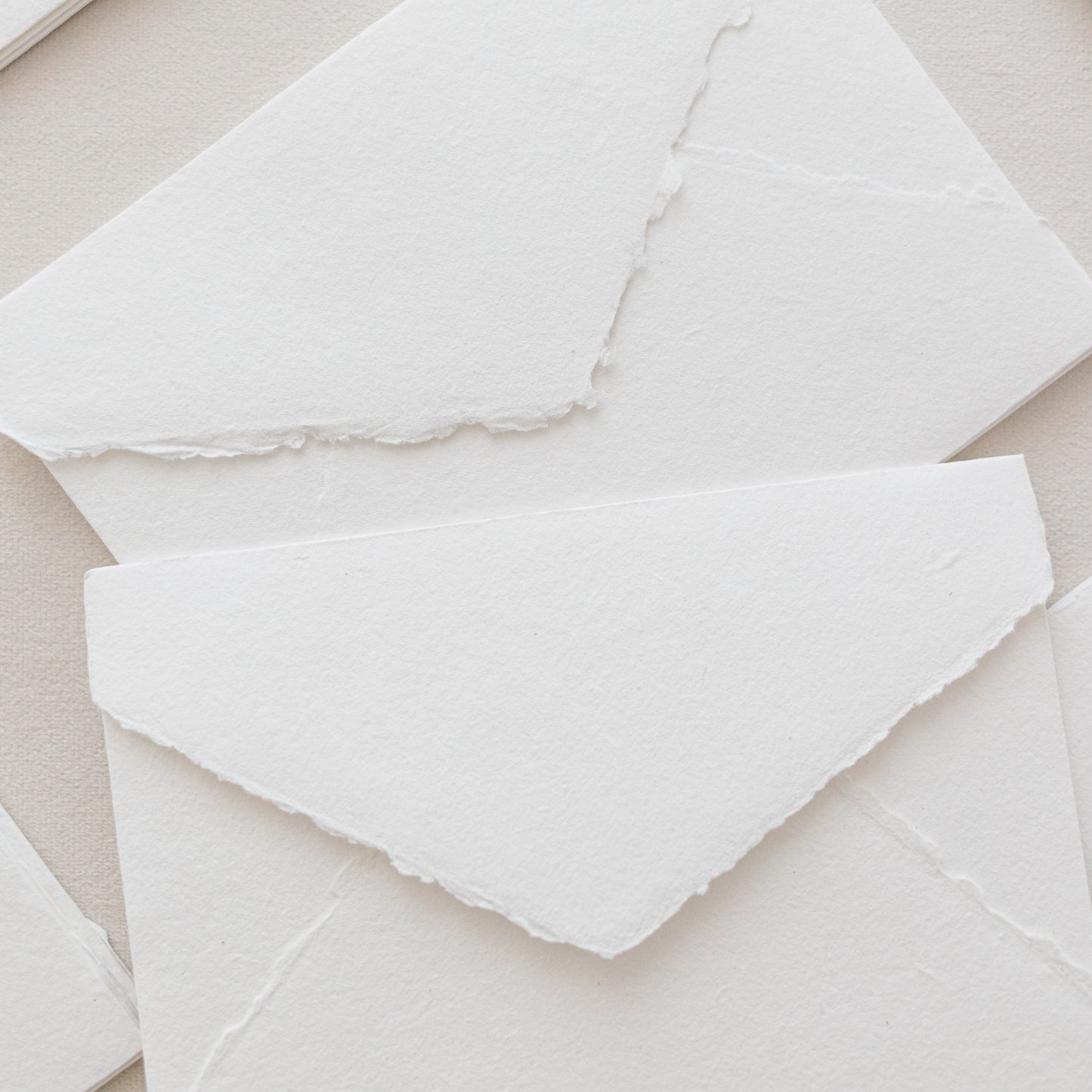 C6 – White Handmade Paper Envelopes