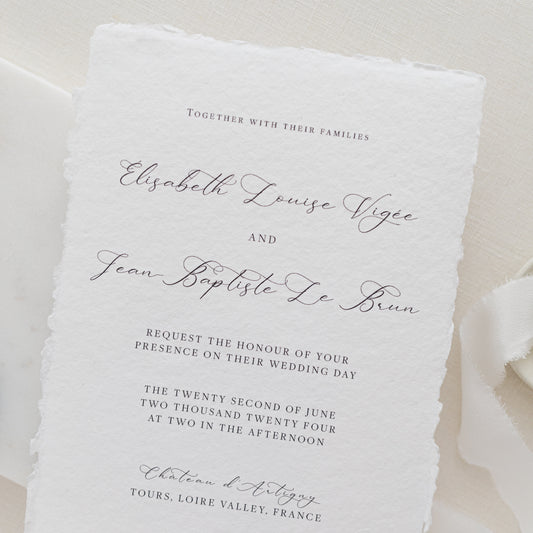Elisabeth Wedding Invitation
