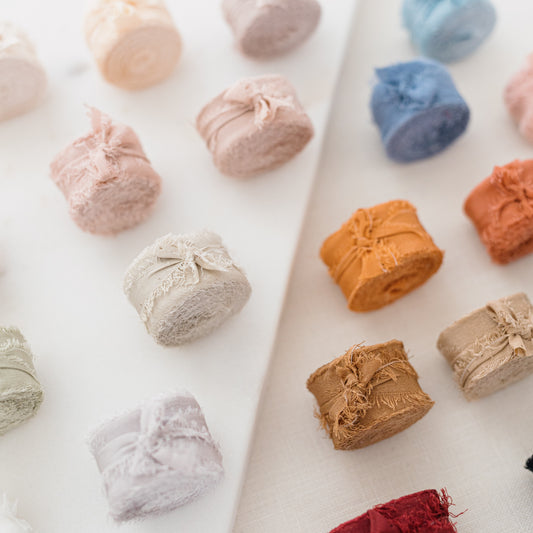 Silk Ribbons – 15mm by 5 Meters