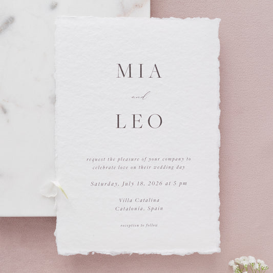 Mia Wedding Invitation