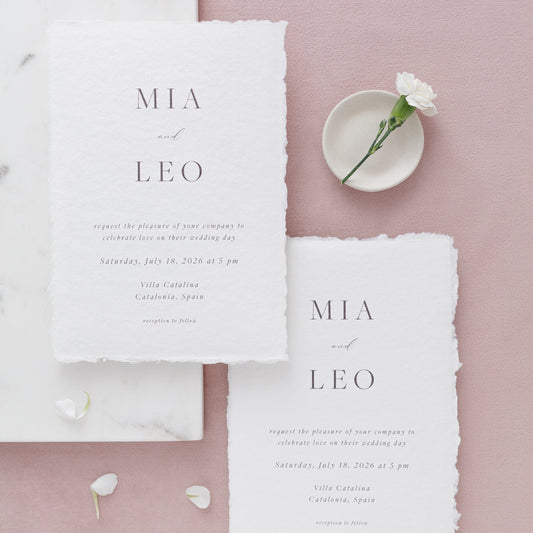 Mia Wedding Invitation
