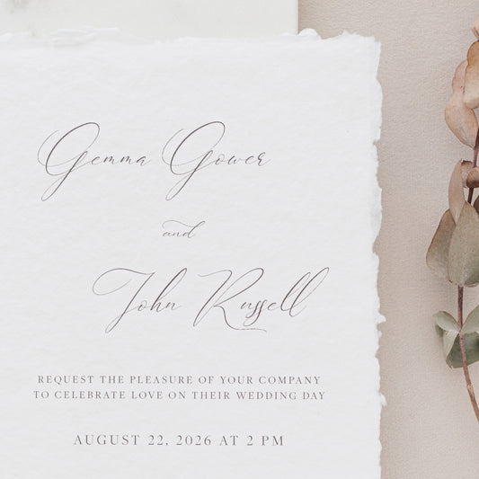 Gemma Wedding Invitation
