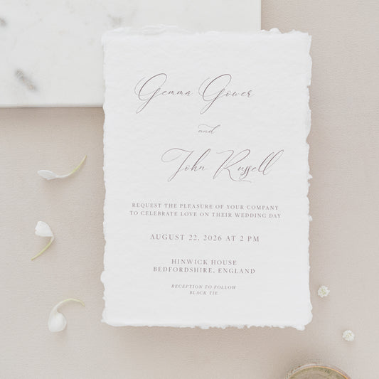 Gemma Wedding Invitation