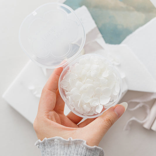 White – Dried Hydrangea Petals