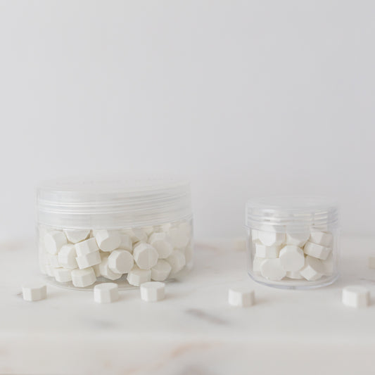 White Wax Beads