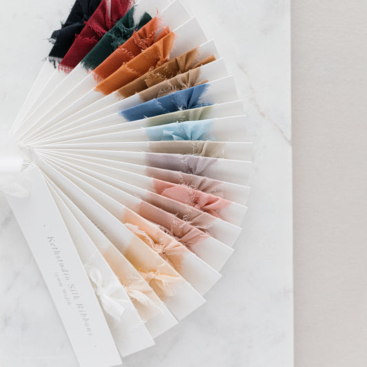 Silk Ribbon Sample Swatch Cards