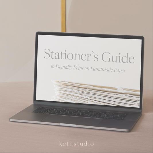 Stationer's Guide to Digitally Print on Handmade Paper