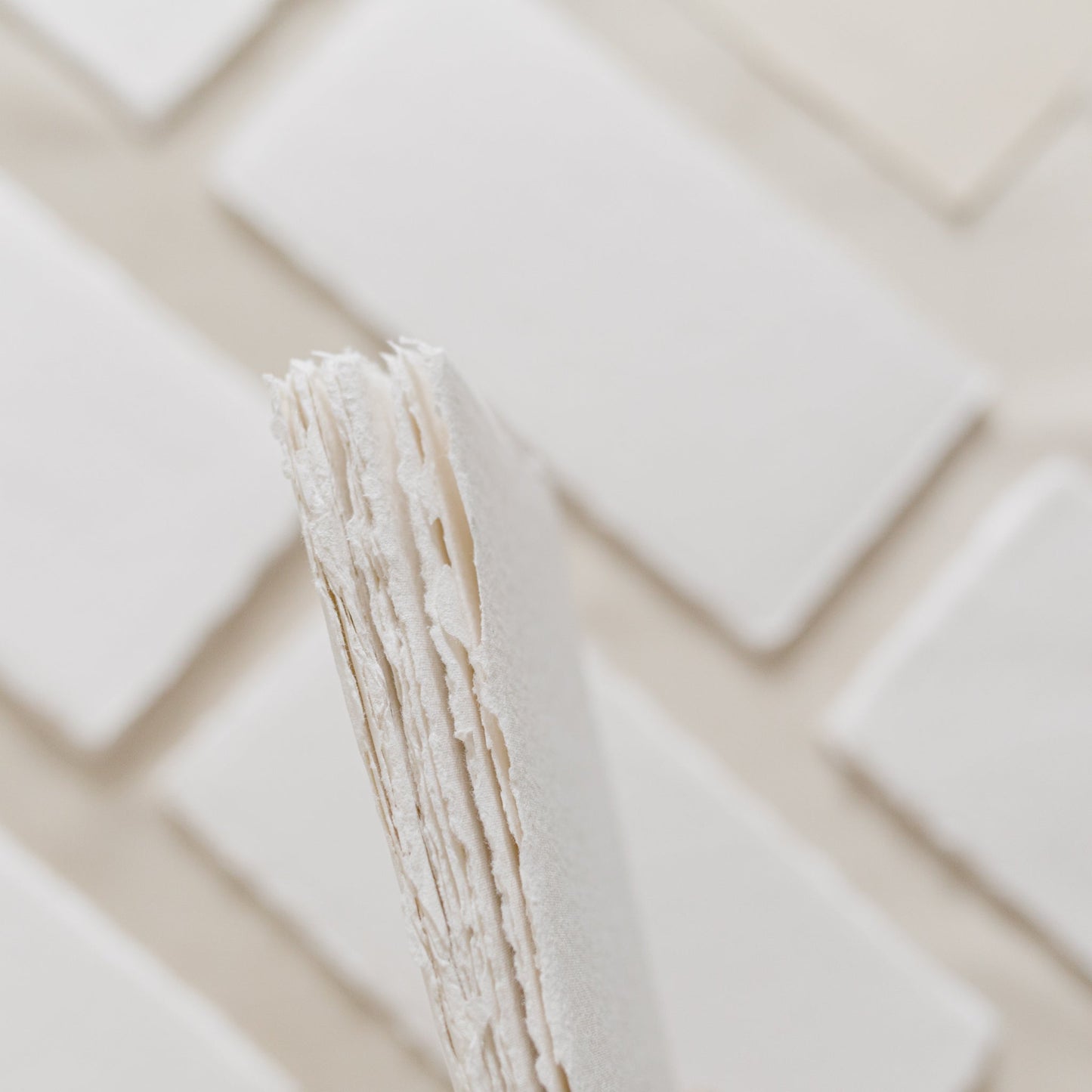 Menus – White Handmade Paper