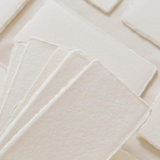 Menus – Cream Handmade Paper