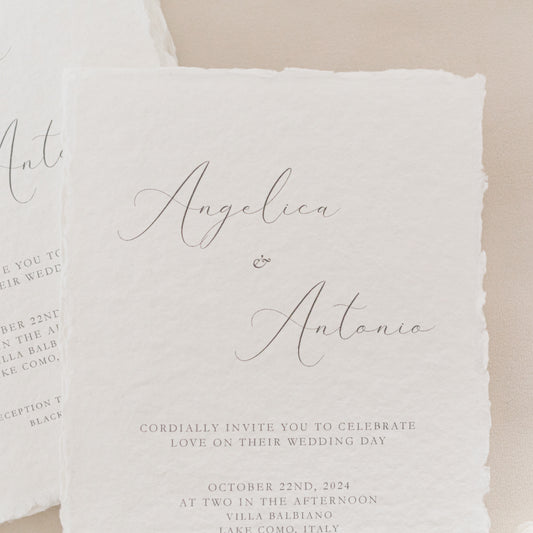 Angelica Wedding Invitation