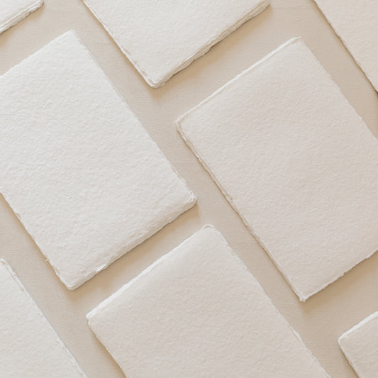A5 – White Handmade Paper