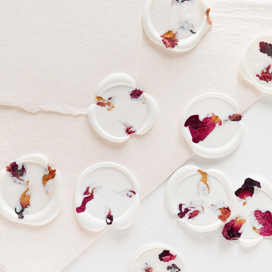 Rose Petal Wax Seals
