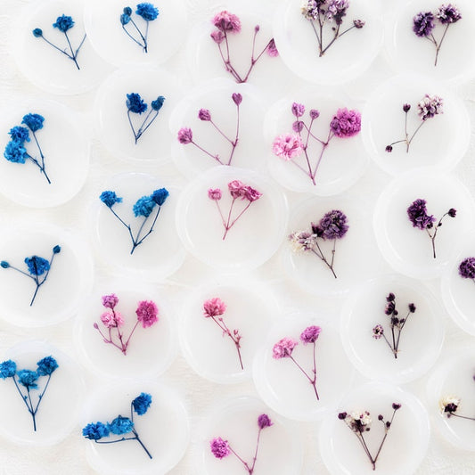 Dark Palette Baby's Breath Vellum Seals