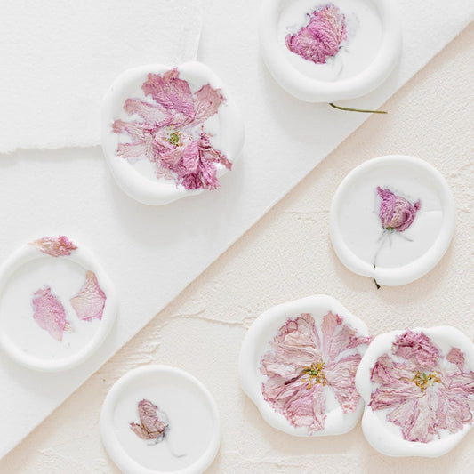 Pink Cherry Blossom Wax Seals