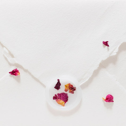 Rose Petal Vellum Wax Seals