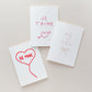 Embroidered Love Cards