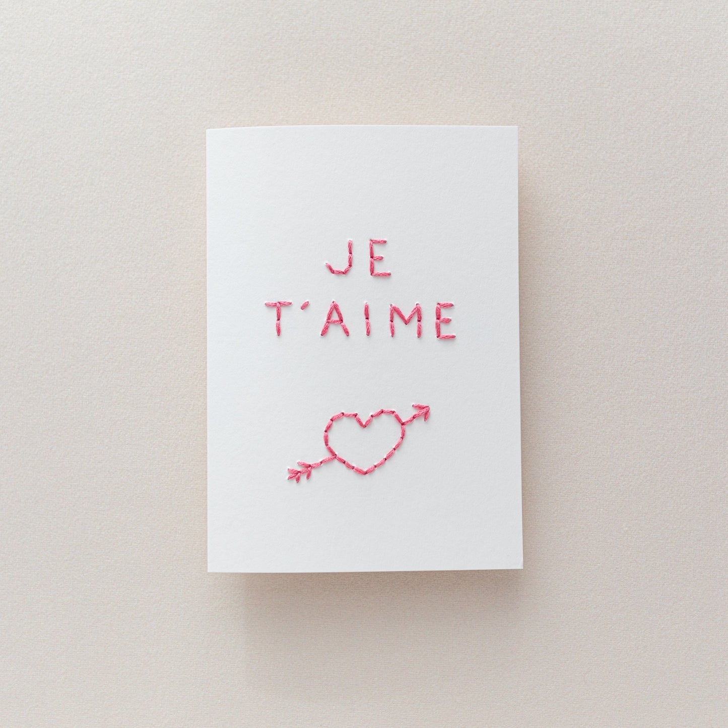 Embroidered Love Cards