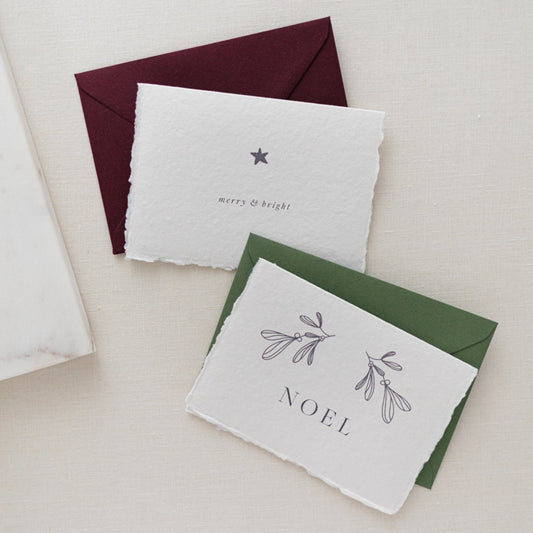 Christmas Cards with Luxury Envelopes – Set of 5