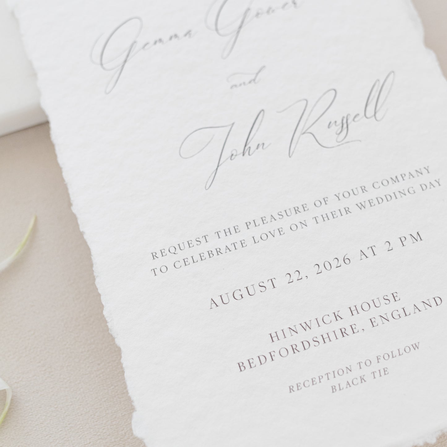 Gemma Wedding Invitation