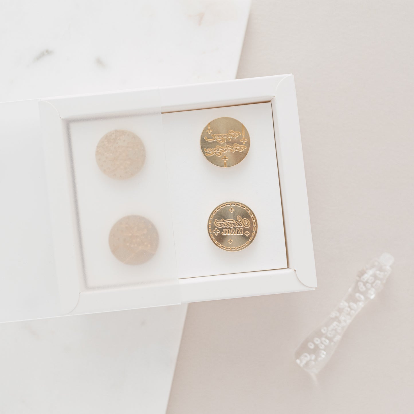 Four Wax Stamps & One Handle – Kethstudio x Wish Upon A Calligraphy