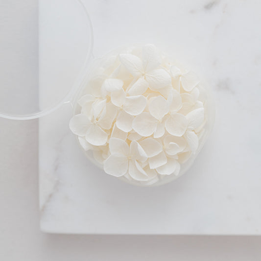 Cotton – Dried Hydrangea Petals
