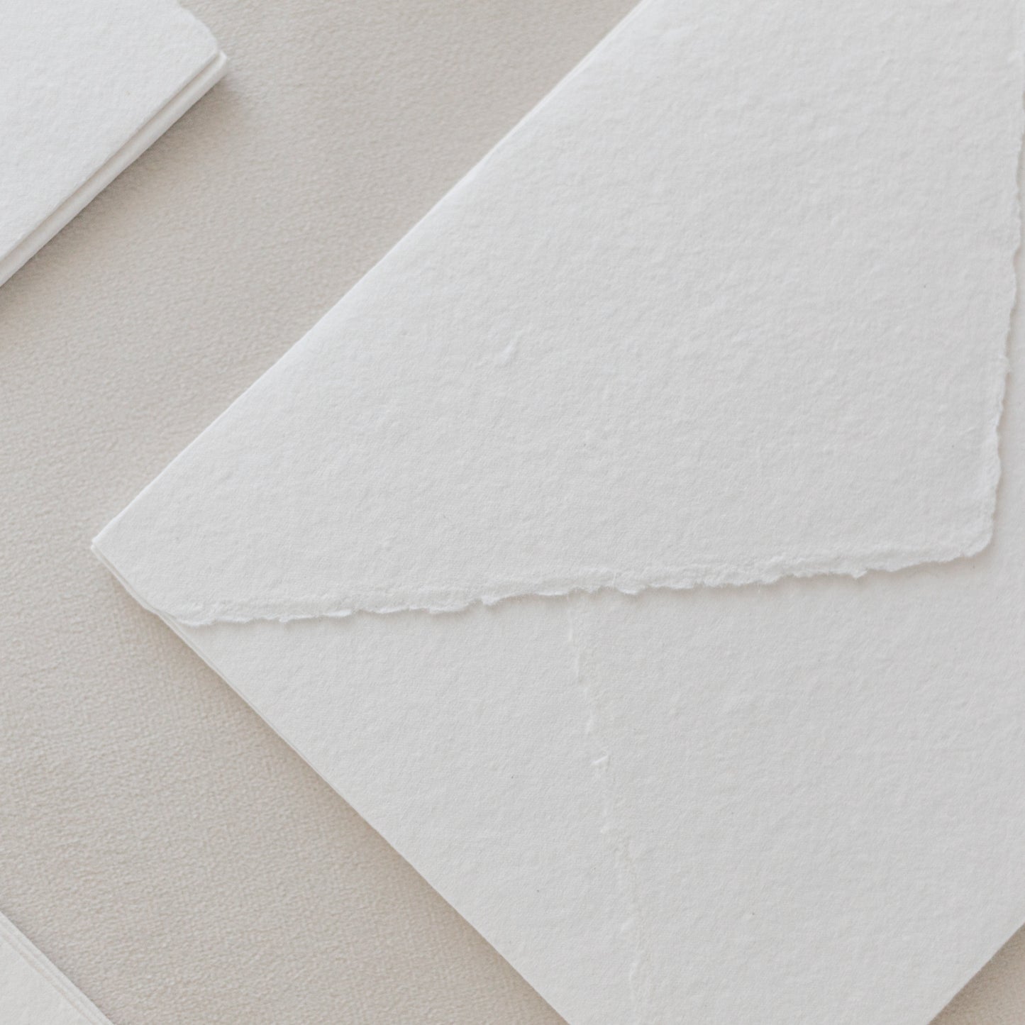 5x7 – White Handmade Paper Envelopes