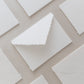 5x7 – White Handmade Paper Envelopes