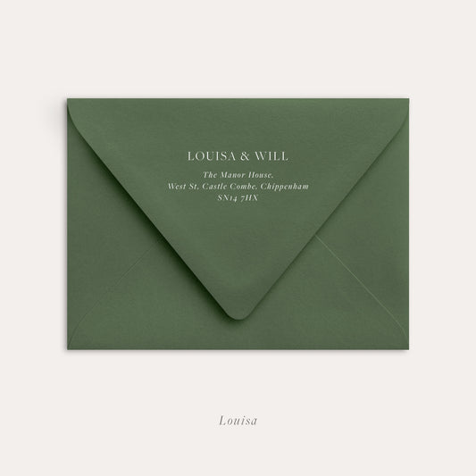 Printed Envelopes – Return Address