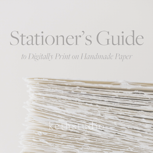 Stationer's Guide to Digitally Print on Handmade Paper
