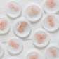 Blush Pink Hydrangea Vellum Wax Seals